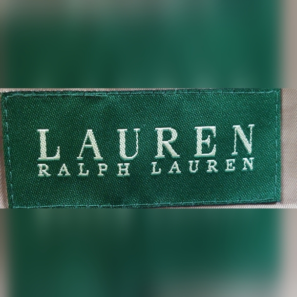 Lauren Ralph Lauren Jacket Mens Size 44L Brown Herringbone 100% Lambs Wool Macys - Picture 10 of 10